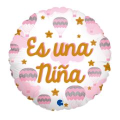 Globo foil bautizo babyshower niña