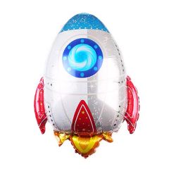 globo foil arcoiris con nubes 90x60cm
