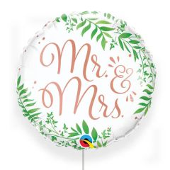 Globo foil metálico 45cm Mr&Ms boho                   