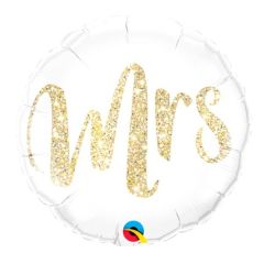 globo foil metalico para bodas DECO Mrs Qualatex