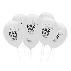 globos de látex 25cm día de la paz