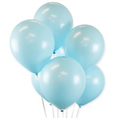 Bolsa 50 Globos DECO Latex 28cm Azul Baby