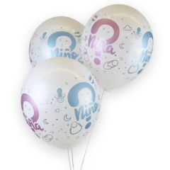 Globos de látex de revelación del sexo del bebé