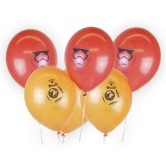 Bolsa 6 Globos DECO Látex 30cm Star Wars
                            