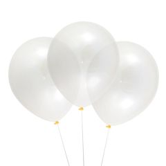 globos de látex transparentes 28cm