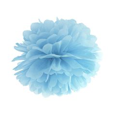 Pom pom azul claro de 35cm