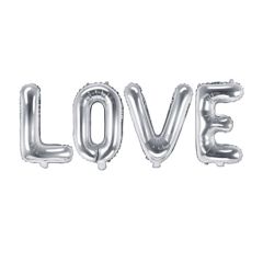 LOVE Letras Foil 41cm Plata