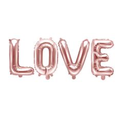 LOVE Letras Foil 41cm Plata