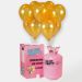 Pack Helio Maxi + 50 Globos Dorados 