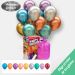 Pack A TU GUSTO Maxi + 50 Cromados de 28cm. Elige el color de los Globos