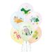 Bouquet 6 Globos Látex 30cm de Dinosaurios Adorables