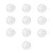 Pack 10 Bombillas LED para globos Color Blanco
