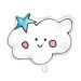 Globo Foil DECO Forma de Nube de 54x43cm