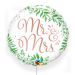 Globo foil Metálico DECO 45cm Mr&Mrs Boho de Qualatex®