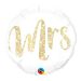 Globo Foil Metálico para Bodas 45cm DECO Mrs