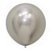 Globo DECO Látex Gigante 60cmØ Plata