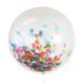 Globo DECO Látex Gigante 100cm Transparente con Confeti Real 