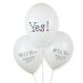 Bolsa 12 Globos para Bodas DECO látex Strong Balloons® Yes! 30cm 