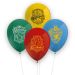 Bolsa 8 Globos DECO Látex 30cm  Harry Potter "Casas de Hogwarts"