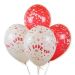 Bolsa 10 Globos DECO Látex 28cm I Love You