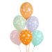Bolsa 6 Globos DECO Látex 30cm Pastel con Lunares