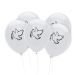 Bolsa 10 Globos Látex 25cm Paloma de la Paz