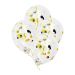 Bolsa 4 Globos DECO Látex 30cm Transparentes con Confeti Real Negro y Oro