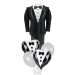 Set de 5 globos de Boda "Traje de novio"