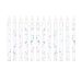 Pack 12 Velas No Extinguibles de color blanco