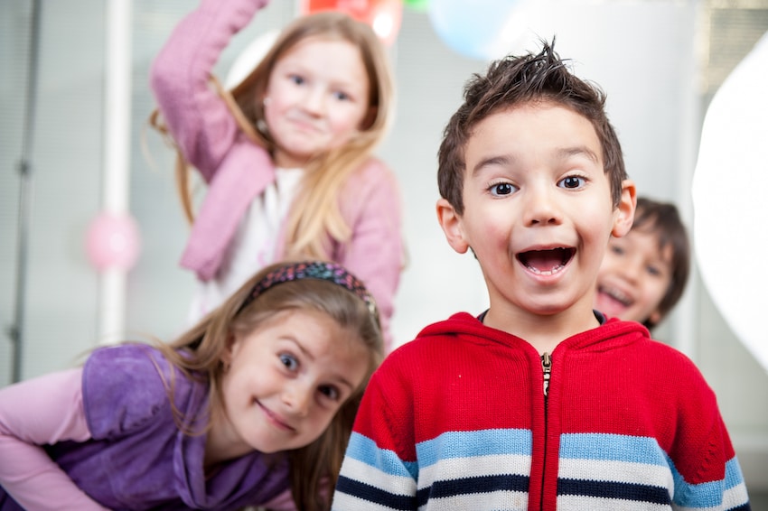 Ejercicios con globos para niños