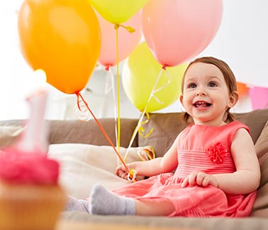 Banner globos bautizo
