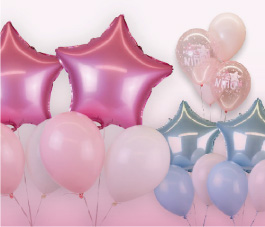 Banner globos para bebes