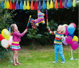 Banner piñatas para fiestas